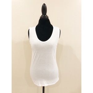 J. Crew White Tank Size Medium